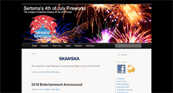 Desktop Screenshot of pensacolafireworks.com